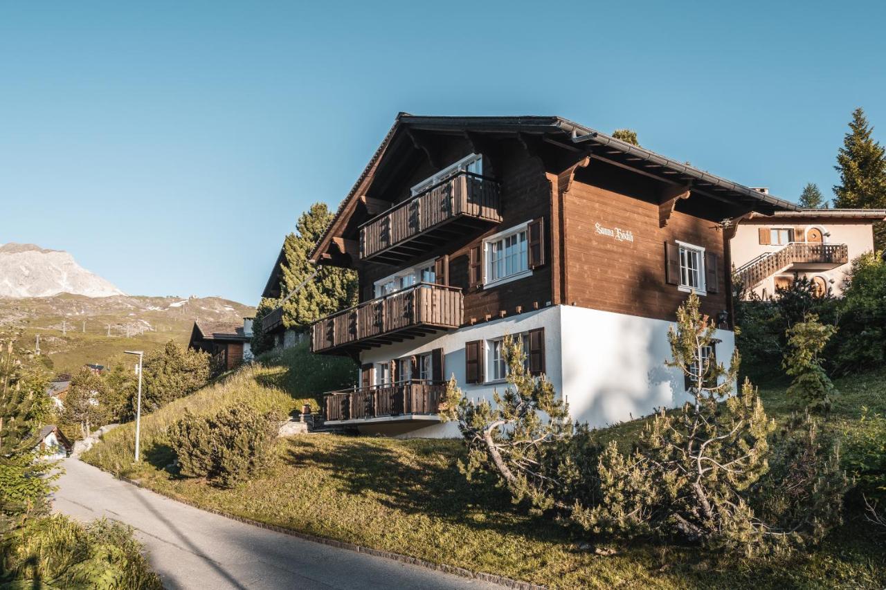 Chalet Sunna Hoeckli - Pistennah Und Ruhig Mit Panoramablick อาโรซา ภายนอก รูปภาพ