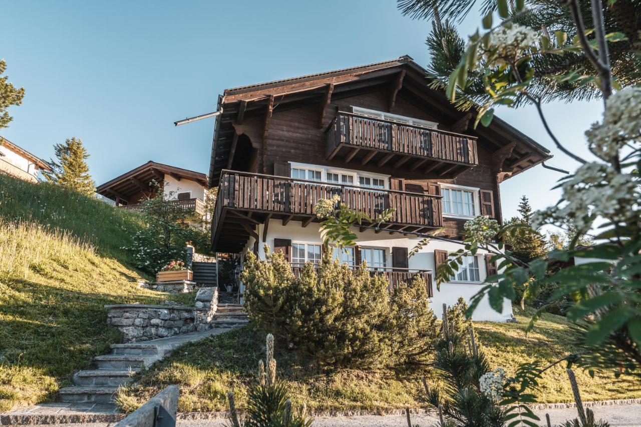 Chalet Sunna Hoeckli - Pistennah Und Ruhig Mit Panoramablick อาโรซา ภายนอก รูปภาพ